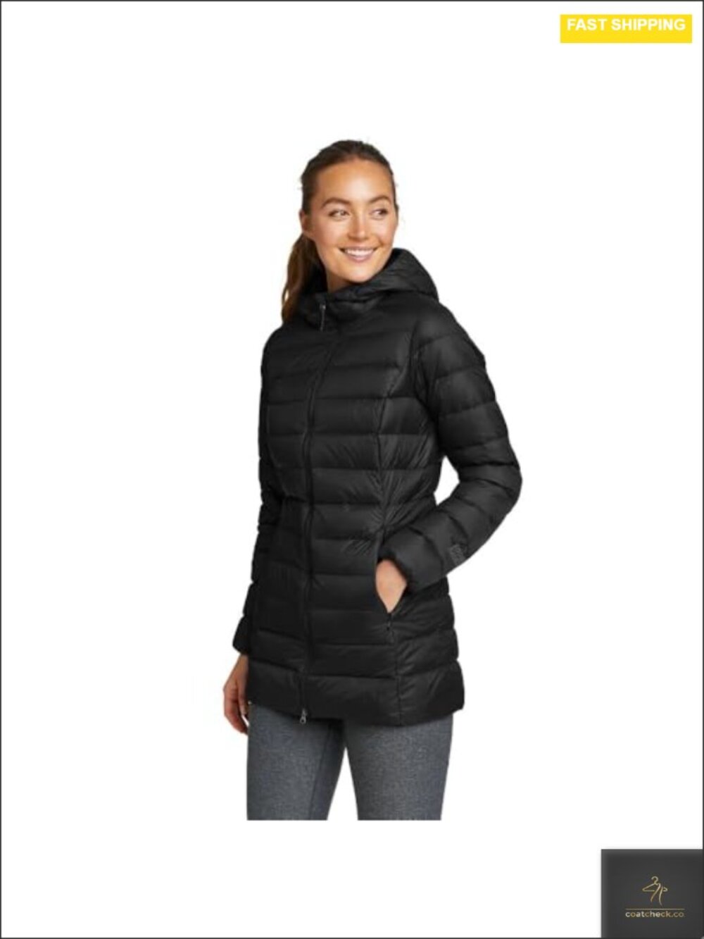 Women's 650 Fill Down Parka Water-Repellent Long Insulated Jacket